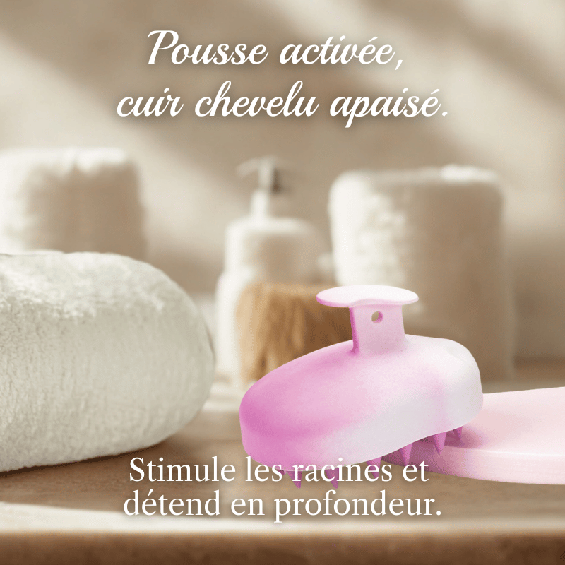 Accessoire bien-être pour cuir chevelu - massage stimulant