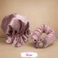 Bigoudis sans chaleur rose – boucles sans chaleur naturelles à la maison.