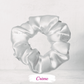 Chouchou soie blanc crème – accessoire beauté premium pour cheveux