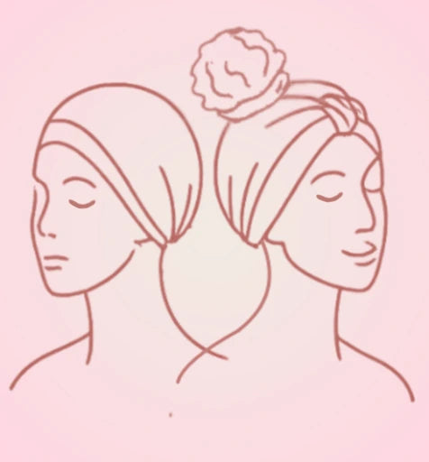 Étape coiffure protectrice protéger ses cheveux avec un foulard ou un bonnet en soie
