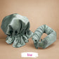 Bigoudis sans chaleur vert – accessoire coiffure sans chaleur pour boucles naturelles et brushing maison.